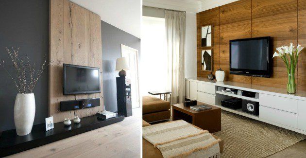 Handyman Dublin | Interior Trend-Wooden Wall For Flat Screen TV